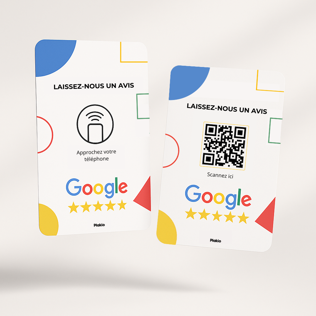 Carte d'avis Google