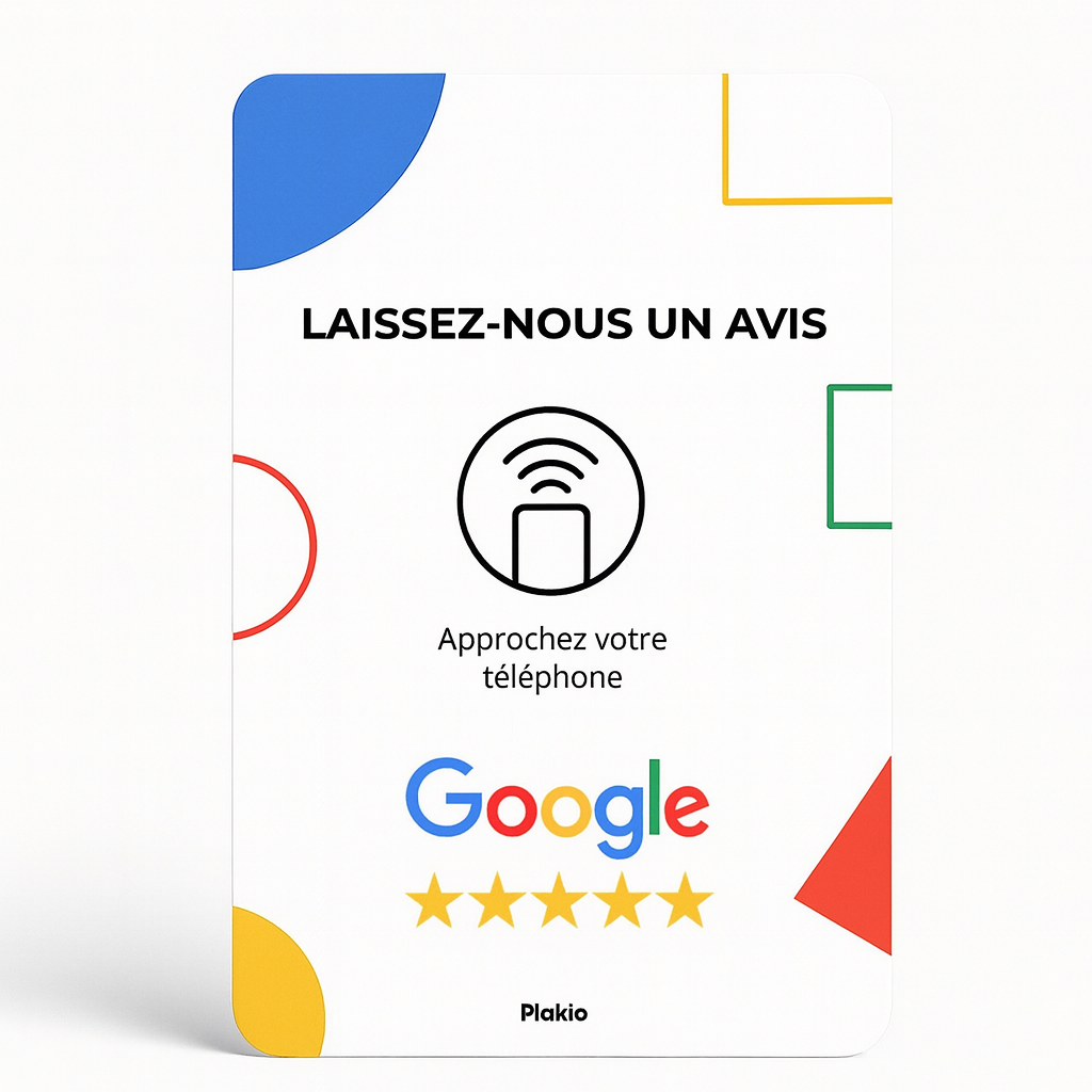 Carte d'avis Google